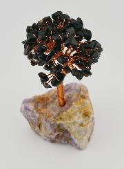 Arbre de Vie Base Améthyste - Obsidienne