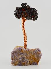 Arbre de Vie Base Améthyste - Obsidienne