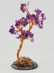 Arbre de Vie sur Agate - Améthyste
