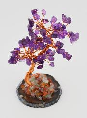 Arbre de Vie sur Agate - Améthyste