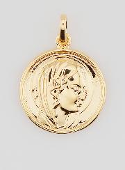 Médaille Vierge Marie Plaqué Or - 17mm