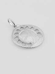 Médaille Vierge Marie Ajourée Argent 925 - 20mm