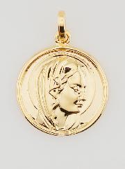 Médaille Vierge Marie Argent 925 - 17mm