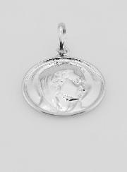 Médaille Vierge Marie Argent 925 - 17mm