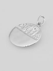 Médaille Vierge Marie Argent 925 - 17mm