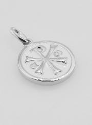 Médaille du Chrisme en Argent & Émail - 15mm