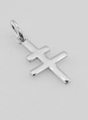 Pendentif Croix de Lorraine en Argent - 18mm