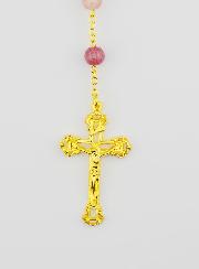 Chapelet Perles de Verre Violet - Miraculeuse