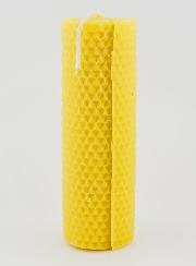 Bougie Naturelle Cire d'Abeille Alvéolée - 15 cm