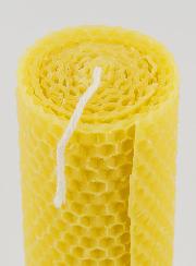 Bougie Naturelle Cire d'Abeille Alvéolée - 15 cm