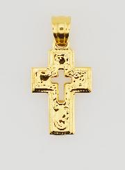 Pendentif Croix Ajourée en Inox -  25mm