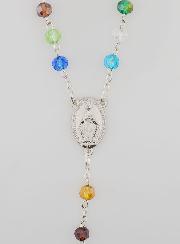 Chapelet Vierge Miraculeuse Grains Multicolores