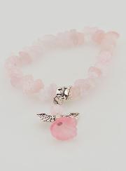 Bracelet Enfant Ange Gardien - Rose