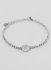 Bracelet de Saint Benoît en Inox Gris