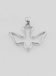 Médaille de Confirmation Saint Esprit en Argent