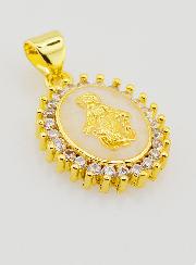 Médaille Vierge Miraculeuse Ivoire - 17mm
