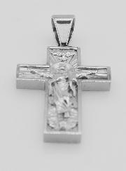 Pendentif Croix Christ Rédempteur - 35mm