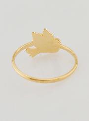 Bague Colombe de la Paix en Plaqué Or - T58