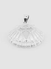 Médaille Coquille & Croix de Saint Jacques - 18mm