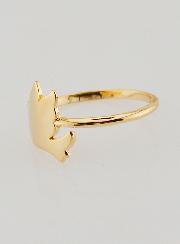 Bague Colombe de la Paix en Plaqué Or - T52