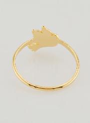 Bague Colombe de la Paix en Plaqué Or - T60