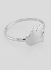 Bague Colombe de la Paix en Argent - T58