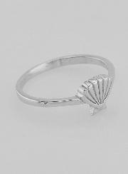 Bague Argent Coquille St Jacques de Compostelle - T60