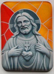 Magnet & Livret de Neuvaine - Sacré Coeur de Jésus