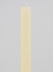 Bougie Teintée Masse 27cm - Blanc Perlé