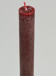 Bougie de Prière Teintée Masse - Rouge Velours