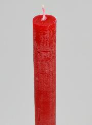 Bougie de Prière Teintée Masse - Rouge Carmin
