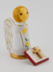 Statue Ange Gabriel & Bible