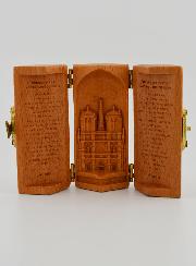 Triptyque en Bois Massif - Notre Dame de Paris