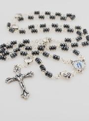 Chapelet Vierge Miraculeuse & Ex Voto - Hématite