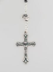 Chapelet Vierge Miraculeuse & Ex Voto - Hématite