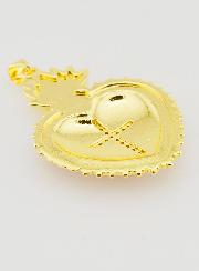 Pendentif Ex-Voto Rouge & Or - 40mm