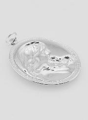 Médaille Vierge à l'Enfant Ovale - 25mm