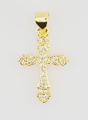 Pendentif Croix Travaillée - 18mm