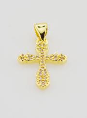 Pendentif Croix Travaillée - 18mm