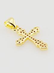 Pendentif Croix Travaillée - 18mm