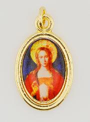 Médaille Sainte Marie Madeleine Dorée - 25mm