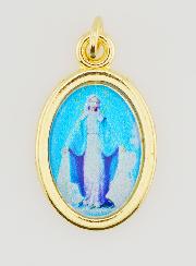 Médaille Vierge Miraculeuse Dorée - 25mm