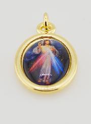 Médaille Christ Miséricordieux Dorée - 25mm
