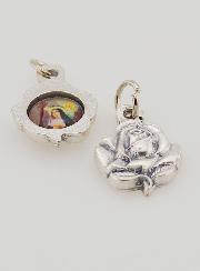 Médaille Rose 14mm - Sainte Rita