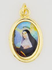 Médaille Sainte Rita Dorée - 25mm