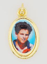 Médaille Saint Carlo Acutis Dorée - 25mm