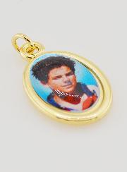 Médaille Saint Carlo Acutis Dorée - 25mm