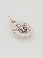 Médaille Bord Torsadé 15mm - Marie qui Défait les Noeuds