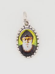 Médaille Bord Torsadé 15mm - Saint Charbel