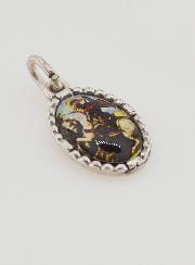 Médaille Bord Torsadé 15mm - Saint Georges